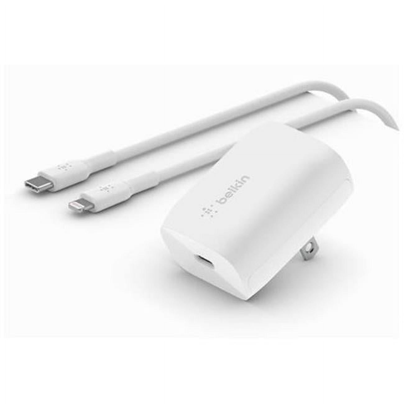 Picture of Belkin WCA006dq1MWH-B5 20W USB-C PPS Wall Charger with Cable