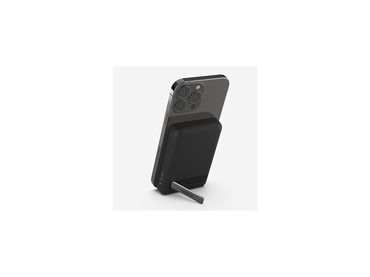 Picture of Belkin BPD004btBK 5000 mAh Magnetic Wireless Power for iPhone 13 Pro, iPhone 12 - Black
