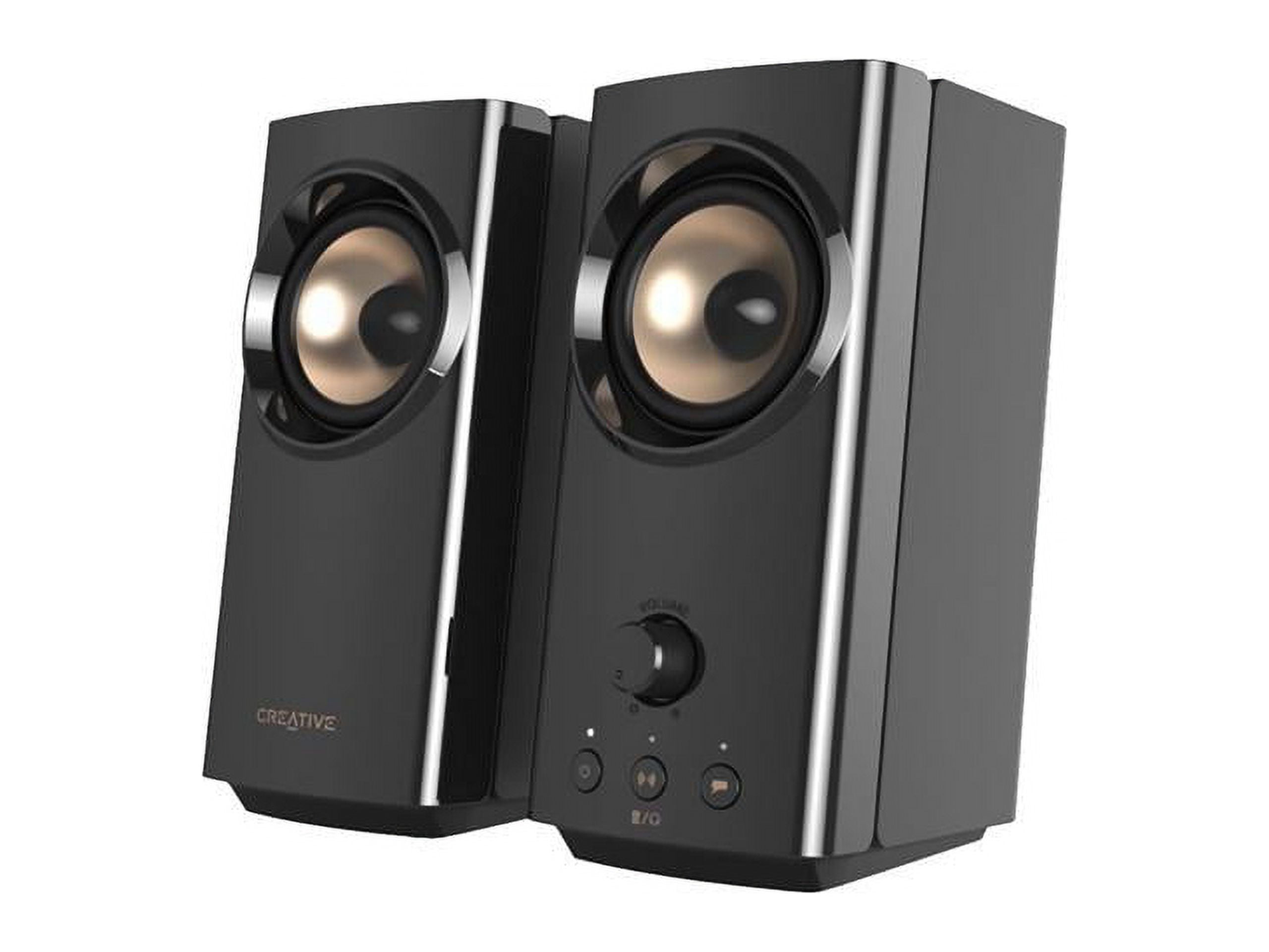 T60 Compact 2.0 Desktop Speaker System, Black