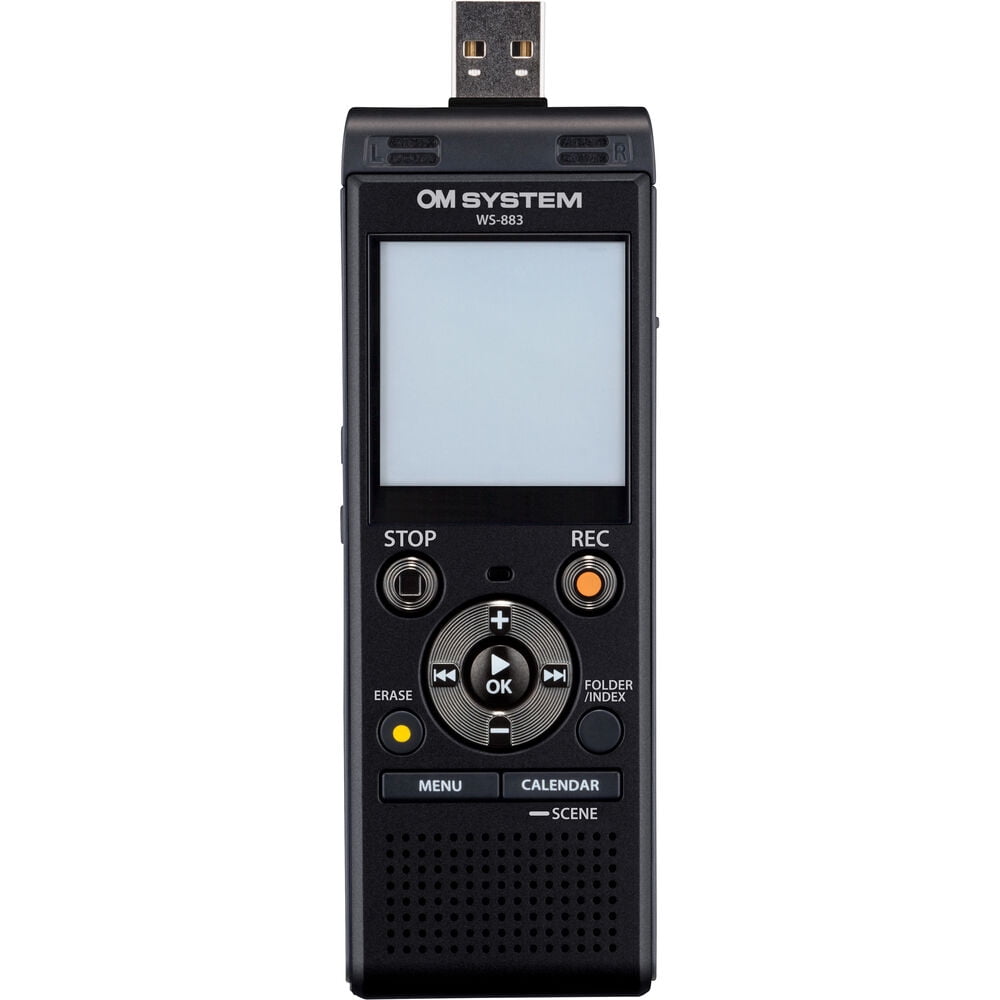 Picture of OM Digital Solutions V420340BU000 WS-883 2080 Hours Digital Voice Recorder
