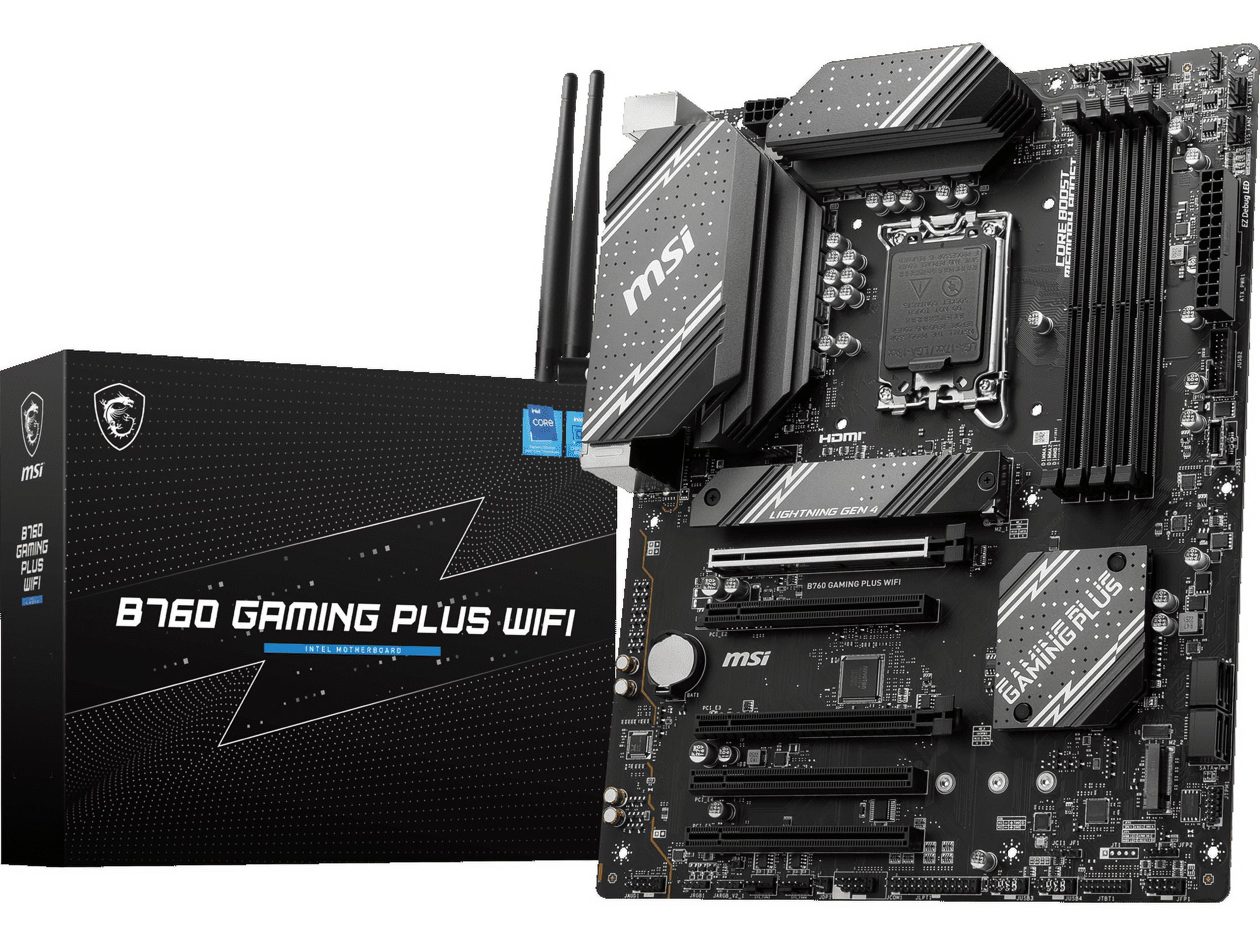 Pro ATX DDR5 WI-FI Gaming Plus Motherboard, Black