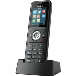 Picture of YeaLink 1302006 Ruggedized DECT Handset - Cordless - DECT, Bluetooth - 1.8 in. Screen Size - 1 Day Battery Talk Time, Black