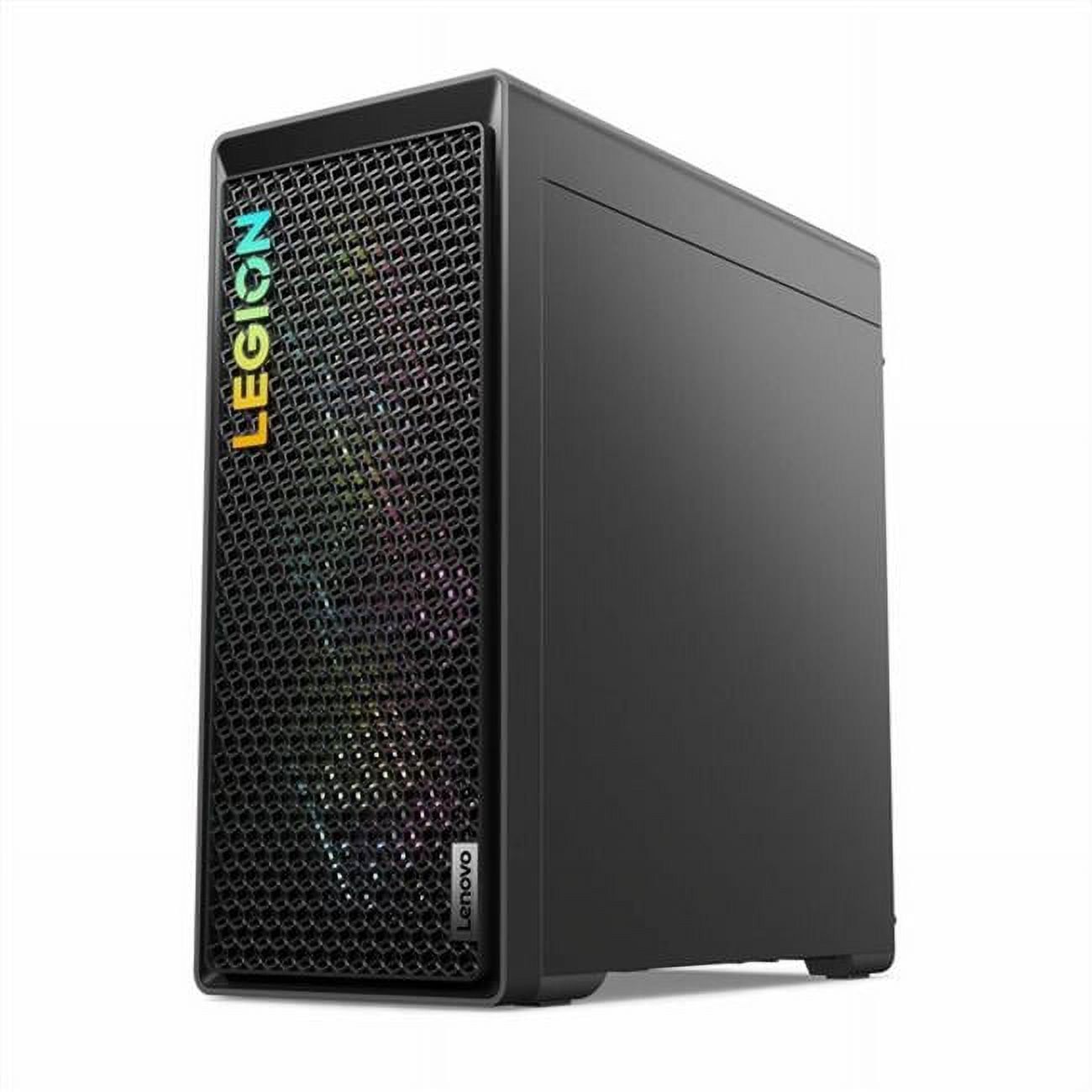 Picture of Lenovo 90V6000CUS Legion T7 34IRZ8 3 GHz - 32 GB RAM DDR5 - 1 TB NVMe 4.0 x4 SSD Gaming RTX 4080 Desktop Computer, Black