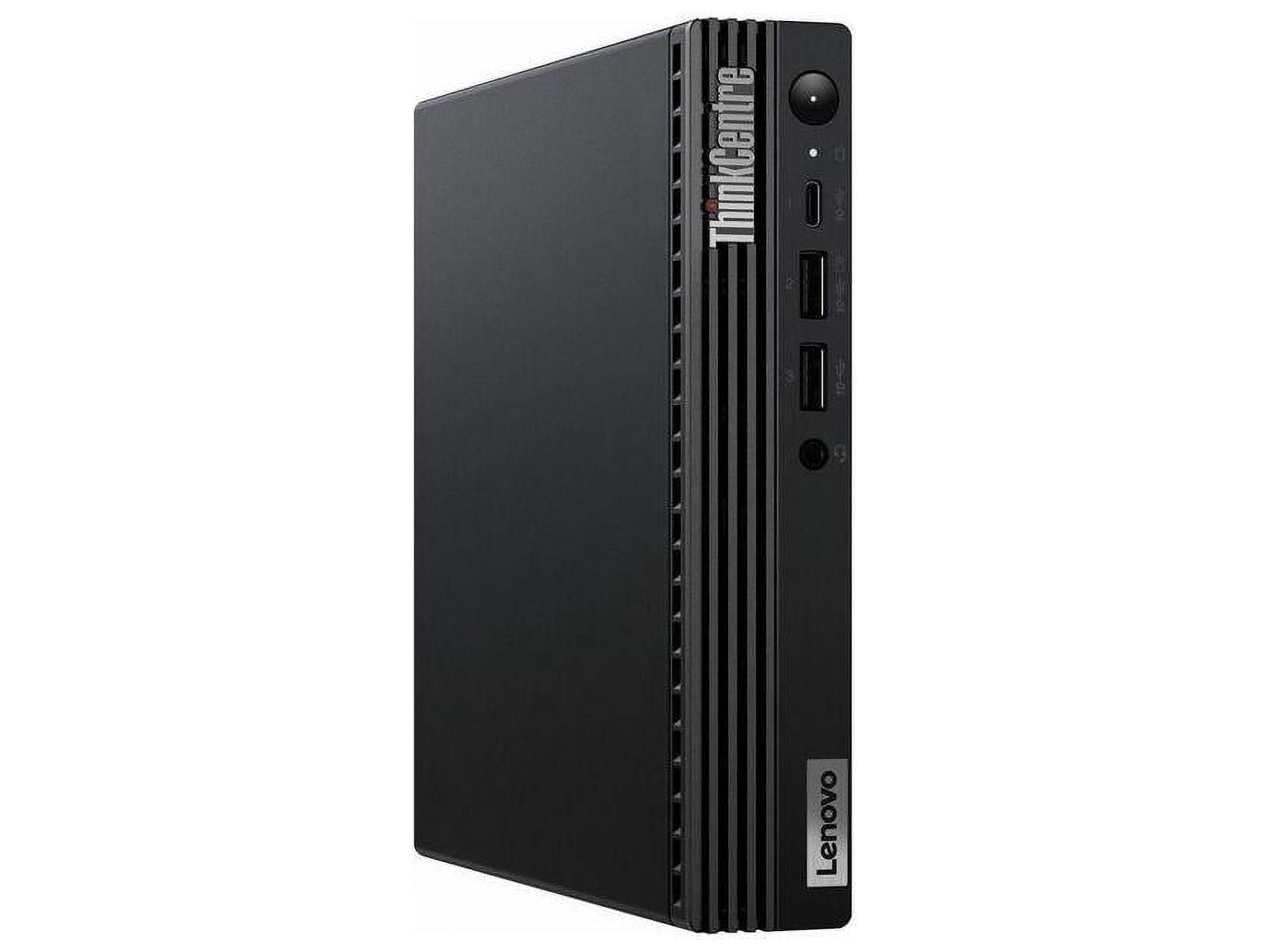 Picture of Lenovo 11U10054US TS M80q G3 I5-12500T 16G Windows 11 Pro Desktop Computer, Black