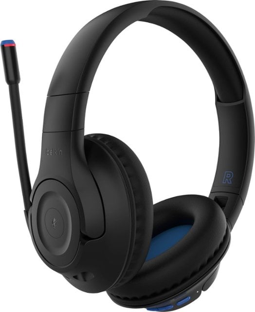 Picture of Belkin AUD006btBLK SoundForm Inspire Wireless Over-Ear Headset for Kids&#44; Black