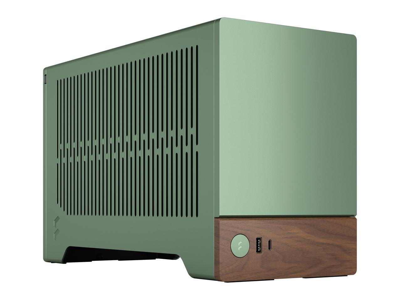 Design Terra Mini-ITX Small Form Factor PC Case, Jade Green