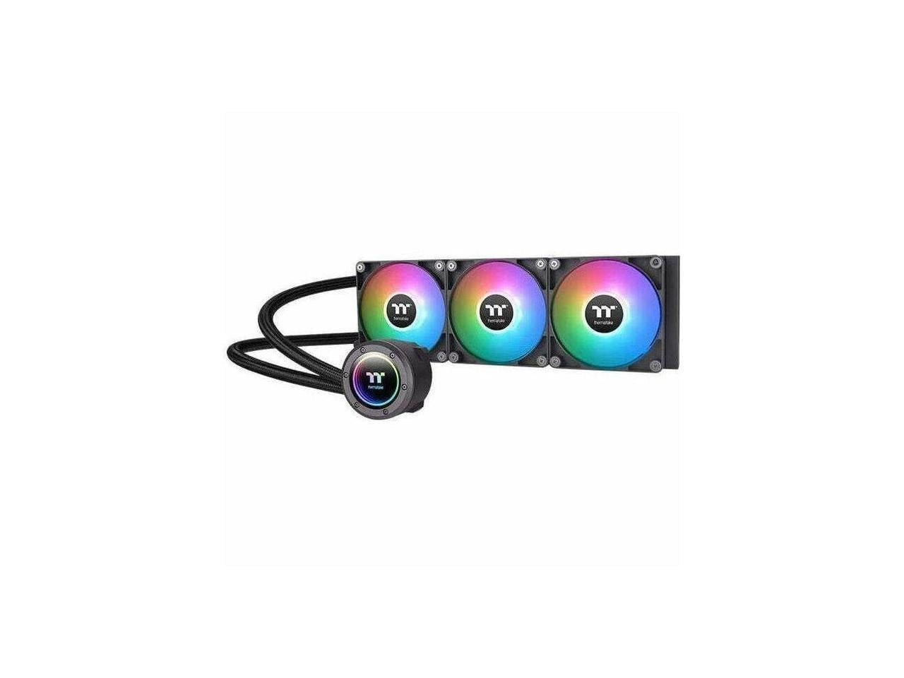 Thermaltake CL-W376-PL14SW-A ARGB Sync All-In-One Liquid Cooler, Black