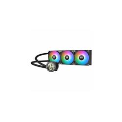 Thermaltake CL-W384-PL12SW-A TH360 V2 Ultra ARGB Customizable LCD Display AIO Liquid CPU Cooler, Black
