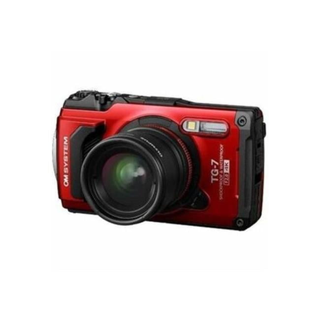 Picture of Om Digital Solutions V110030RU000 Tough TG-7 12 Megapixel Digital Camera&#44; Red
