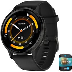 Picture of Garmin 010-02784-01 Venu 3 Health & Fitness GPS Smartwatch - Steel Bezel&#44; Black