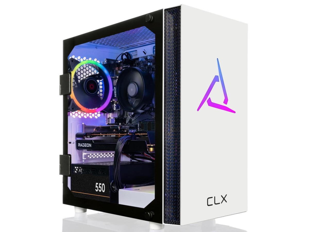 Picture of CLX TGMSETRXM2508WM AMD Ryzen 5 5600 Hexa-Core Gaming Desktop Computer