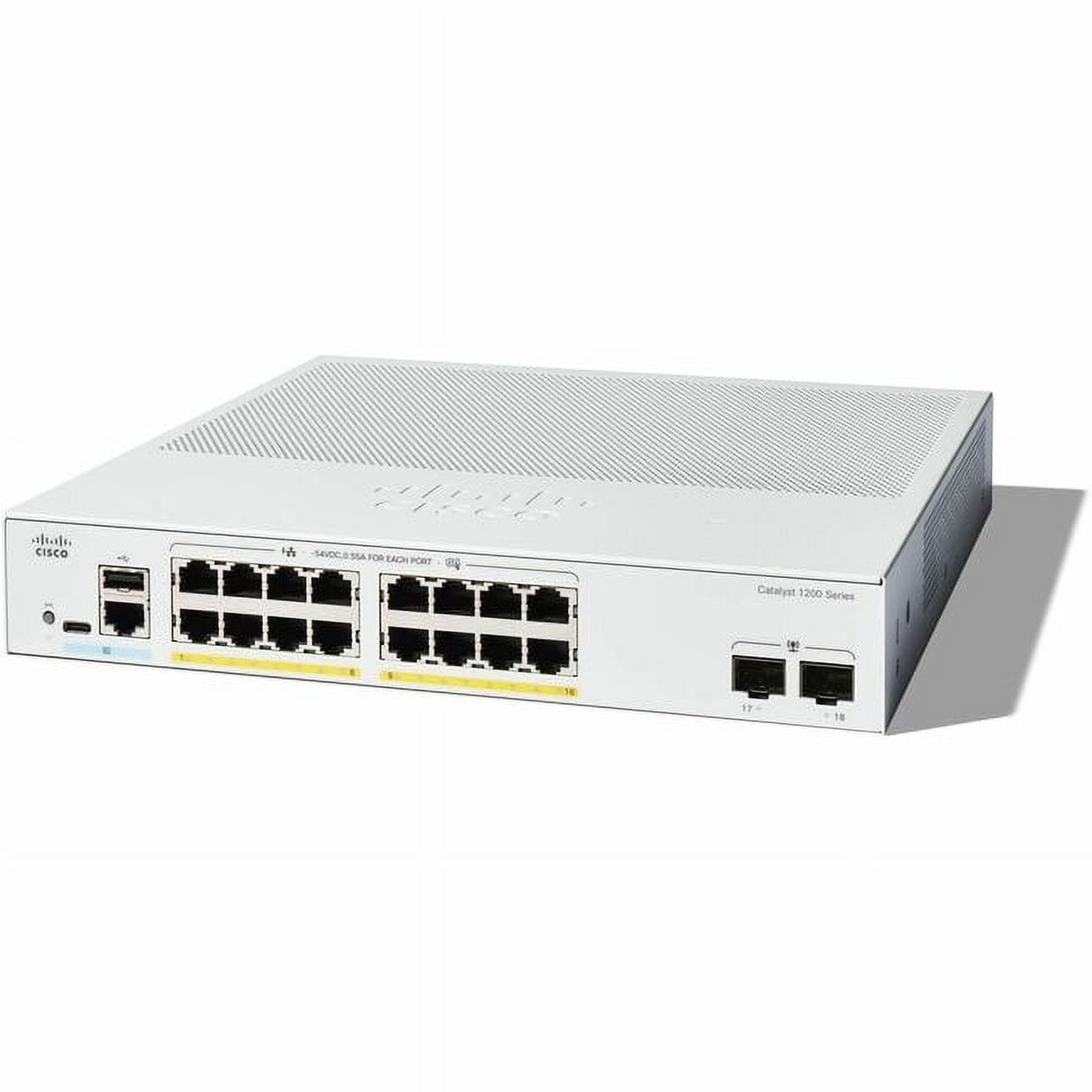 Picture of Cisco Systems C1200-16P-2G Catalyst 1200 16-port GE&#44; PoE&#44; 2x1G SFP Ethernet Switch