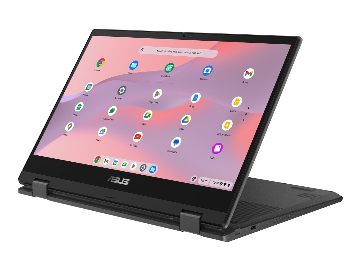 Asus Chromebook CM14 Flip CM1402F 14" Full Hd 2-In-1 Touchscreen Laptop, MediaTek Kompanio 520 2.0GHz, 8GB Ram, 64GB eMMC, Chrome Os, Gravity Gra
