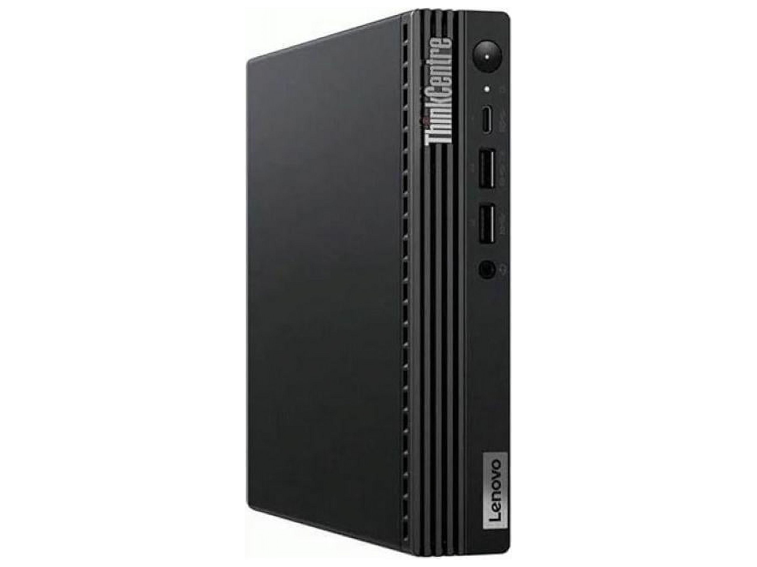 Picture of Lenovo 12E3004YUS ThinkCentre M70q Gen 4 Intel Core i5 13th G Desktop Computer&#44; Black