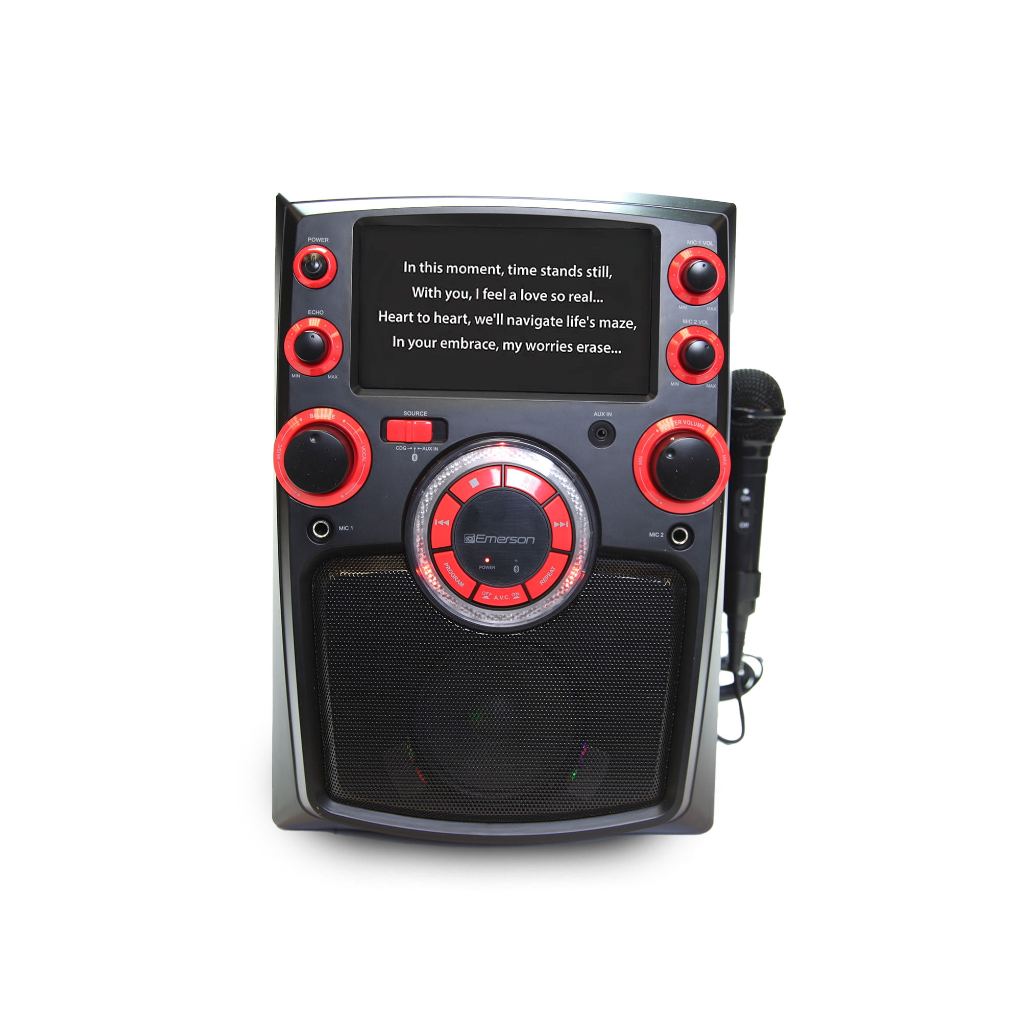 Picture of Naxa EK-6002 Emerson Portable Bluetooth Karaoke System with 7 in. LCD Display