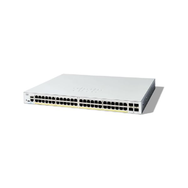 C1300-48P-4X Catalyst 1300 48-Port Gigabit PoE 4 x SFP Plus Switch