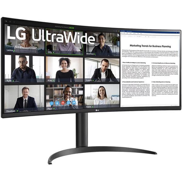 Picture of LG 34BR55QC-B 34 in. UltraWide QHD Curved VA Monitor