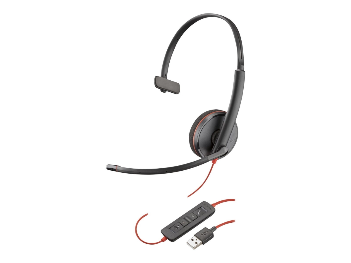 Picture of HPI Poly 8M3X3AA-ABA Poly Blackwire 3210 Monaural USB-A Headset