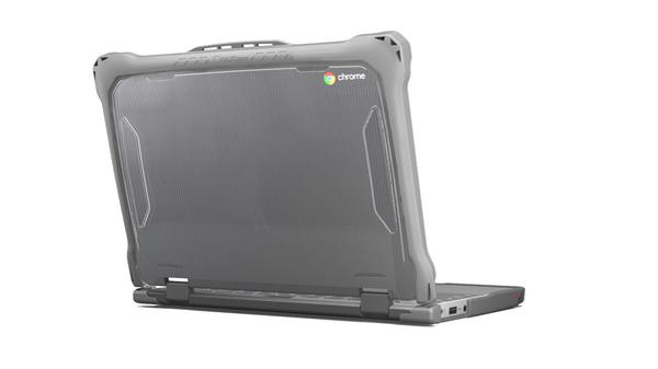 Picture of Max Cases HP-ESF2-X3G4-GRY 11.6 in. Extreme Shell-F2 Slide Case for HP X360 G4 & G3 & x360 FORTIS G3&#44; Gray & Clear