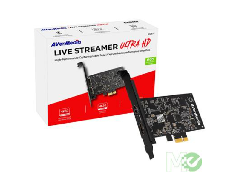 Picture of AVermedia GC571 121 x 113 x 21.5 mm Live Streamer Ultra 4K UHD Capture Streaming Card with HDMI Passthrough