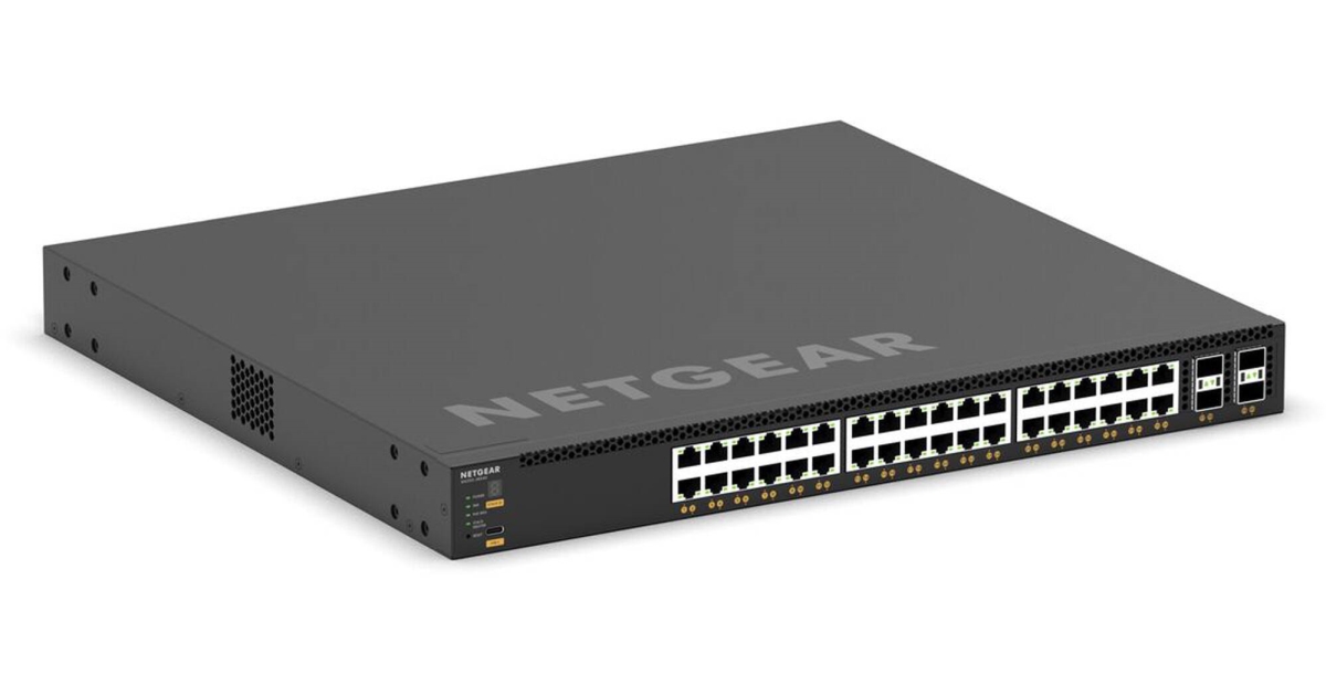 Picture of NETGEAR XSM4340CV-100NES M4350 36X4V Fully Managed AV Network Switch
