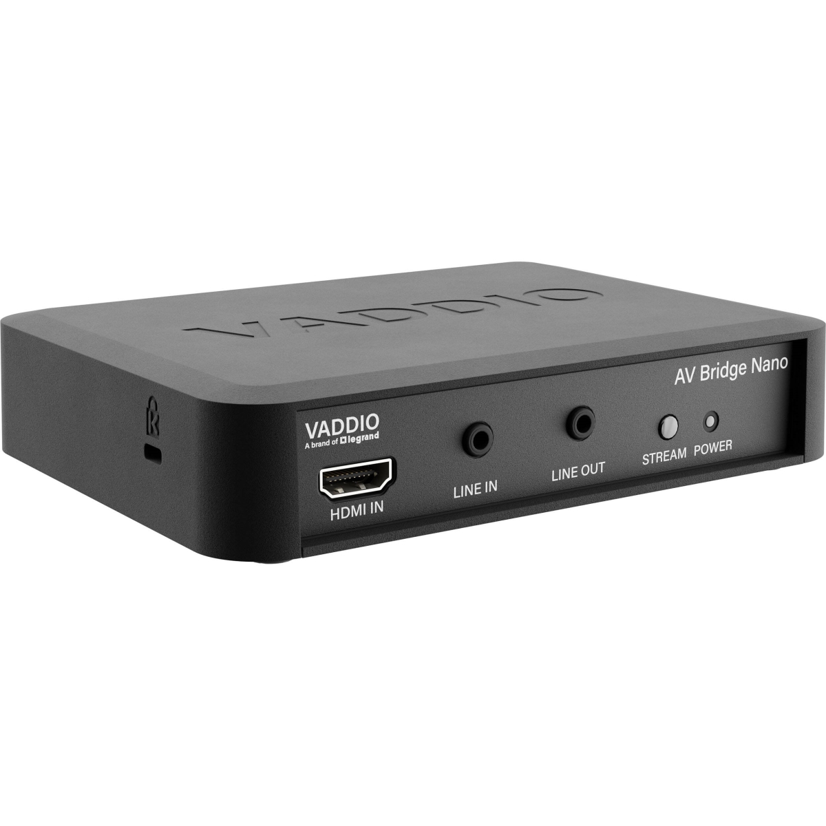 Picture of Vaddio 999-82600-000 AV Bridge Nano HDMI to USB & IP Converter&#44; Black
