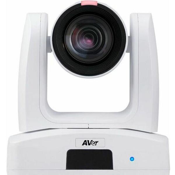 AVer TR211 AI Auto Tracking PTZ Camera with 12x Optical Zoom Lens and FHD 60 FPS Resolution (White)