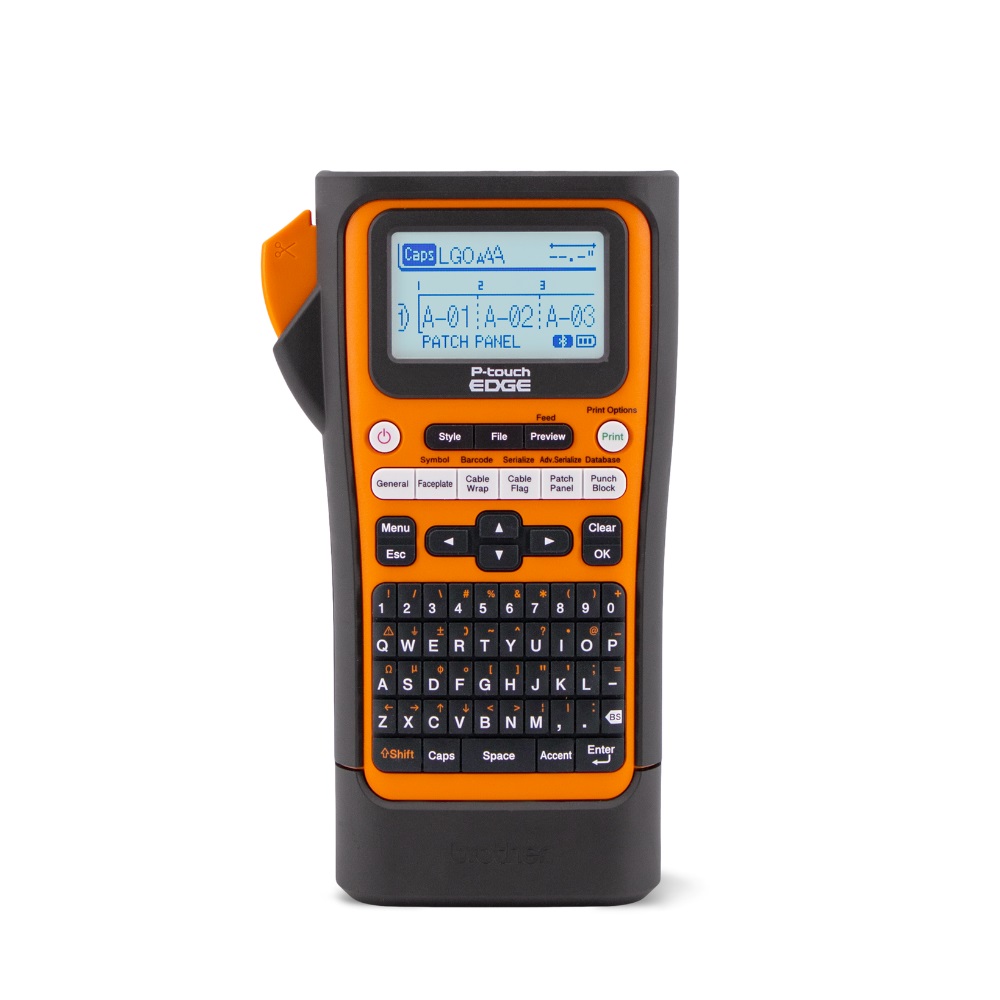Picture of Brother Mobile Solutions PTE310BTVP Wireless Industrial Handheld Labeling Tool with USBC Bluetooth Connectivity