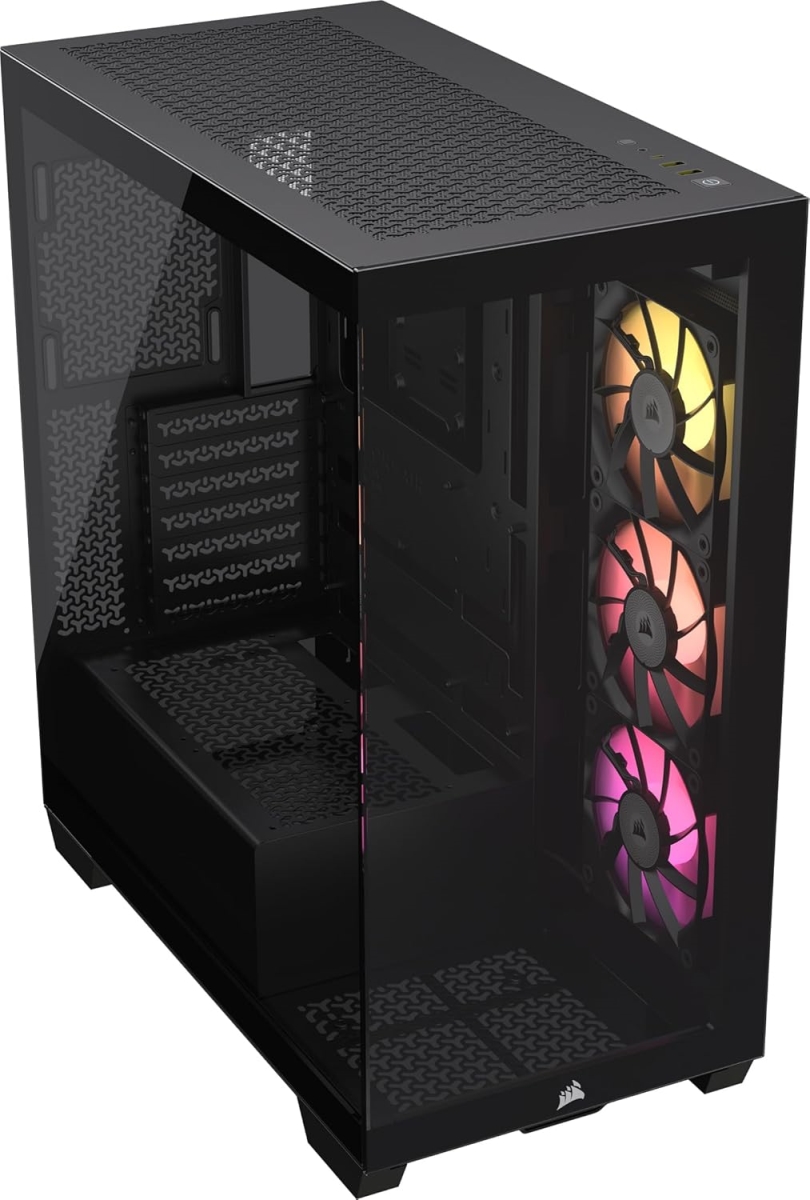 CC-9011280-WW icue Link 3500X RGB Mid-Tower PC Case, Black