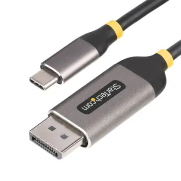 142-USBC-DP-8K-10F 10 ft. USB-C to DP Adapter Cable, Black & Gray