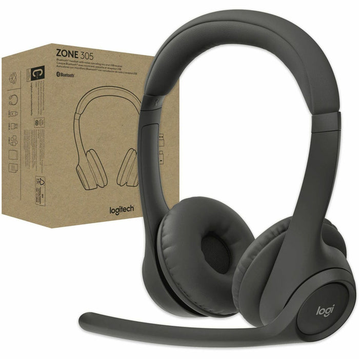 Picture of Logitech 981-001457 305 Wireless Bluetooth Headset - Black
