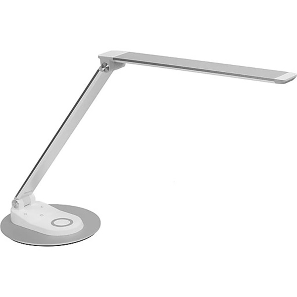 LED Desk Lamp with Wireless Charging, White & Silver -  BrightLight, BR4412682