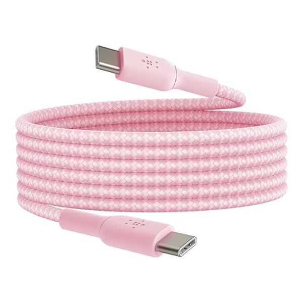 Picture of Belkin CAB004bt2MPK Braided C C 2.0 2 m Cable&#44; Pink