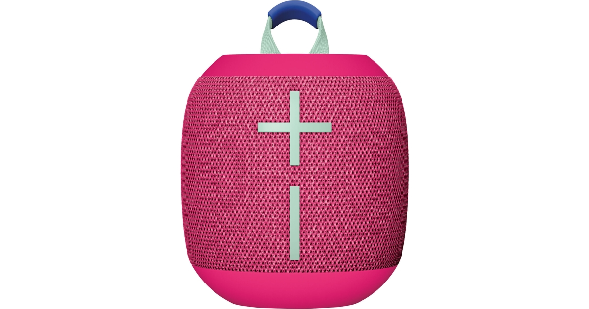 984-001878 4 UE Wonderboom Wireless Bluetooth Speaker, Pink