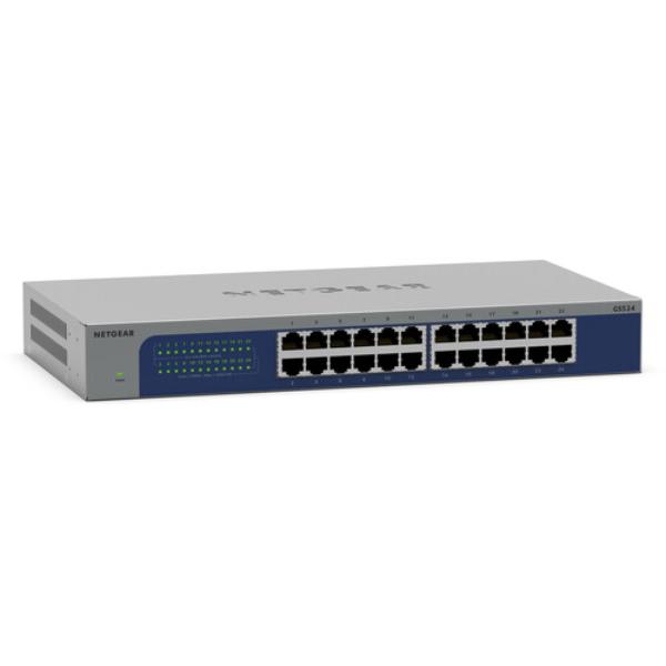 GS524-300NAS GS524 24-Port Gigabit Unmanaged Switch