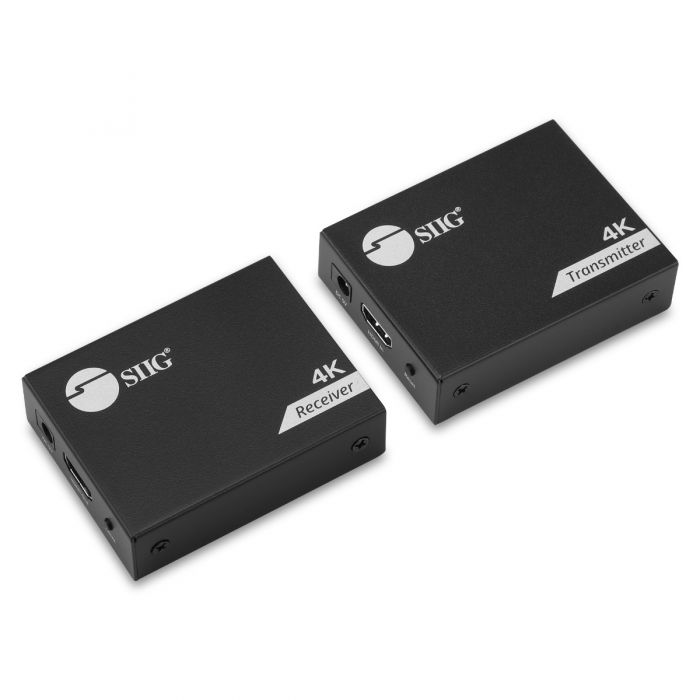 CE-H28411-S1 4K HDMI Over Cat6 USB KVM Extender -  Siig