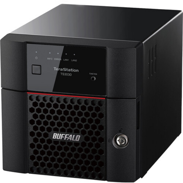 TeraStation 3230DN 2-Bay Secure SMB Desktop NAS 8TB (2x4TB) with Hard Drives Included