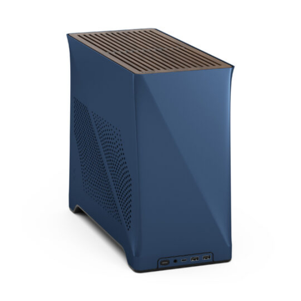Picture of Fractal Design FD-C-ERA2N-03 Era 2 Anodized Aluminum & Steel Mini ITX Compact Small Form Factor PC Case - Midnight Blue