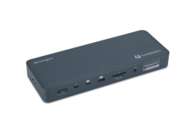 K35232NA EQ Thunderbolt 4 Quad 4K 40Gbps Dock with DisplayLink Technology - Midnight Blue