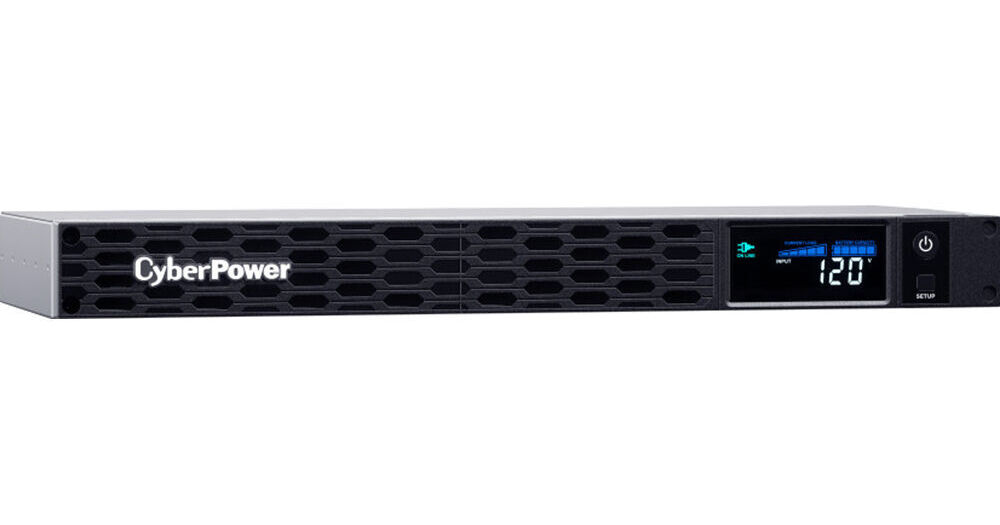 Picture of Cyberpower CP700PFCRM1U 6 NEMA 5-15R&#44; NEMA 5-15P PFC Si ave Rackmount UPS