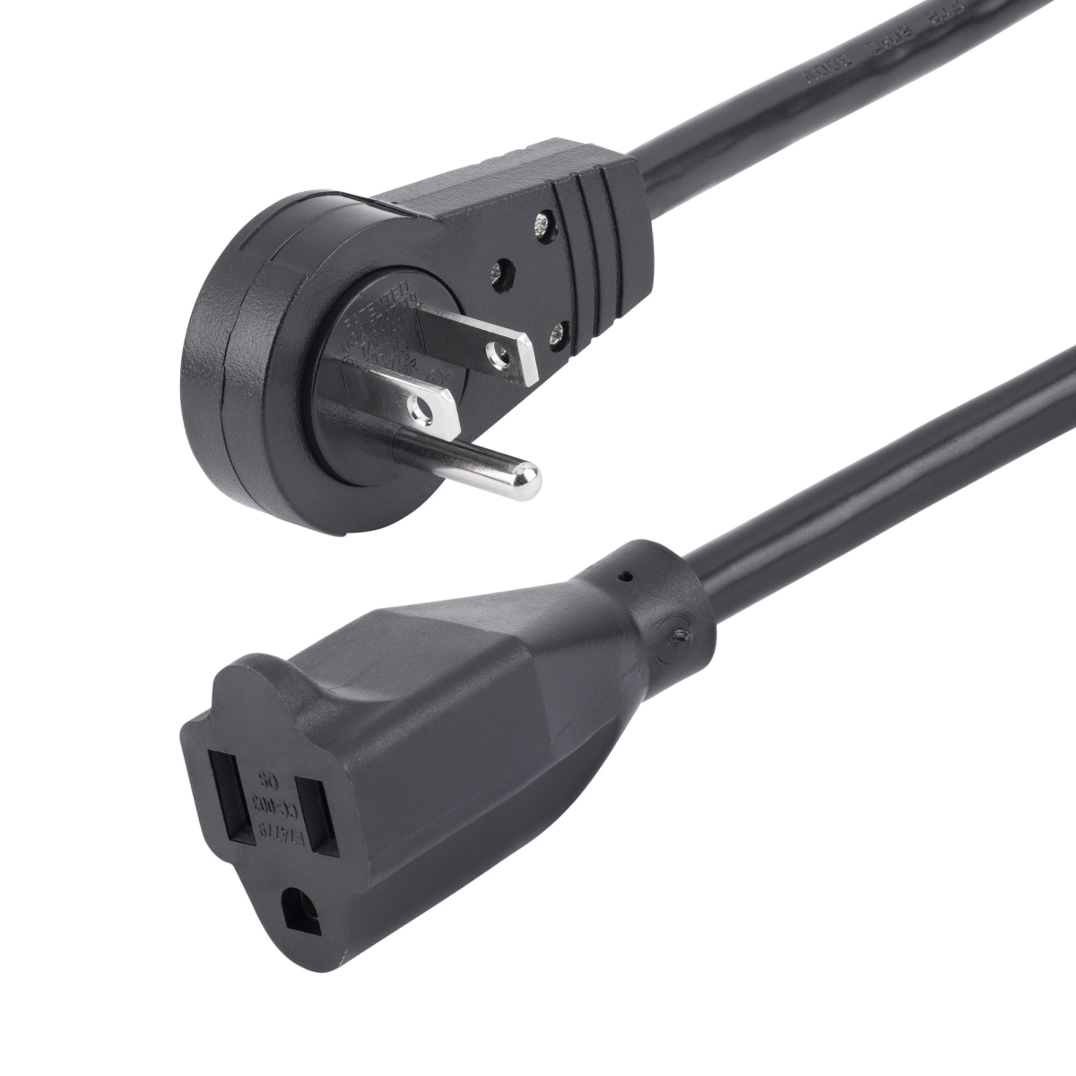 Picture of Startech RTPAC10110 10 ft. Power Extension Cord&#44; Black