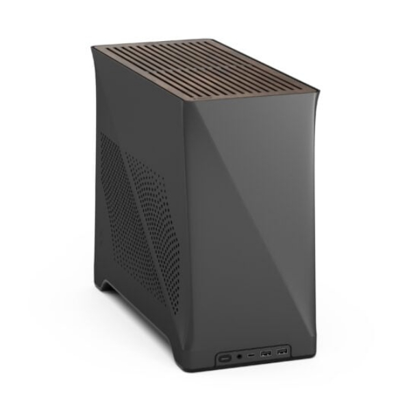 Picture of Fractal Design FD-C-ERA2N-02 Era 2 Anodized Aluminum & Steel Mini ITX Compact Small Form Factor PC Case - Charcoal Gray