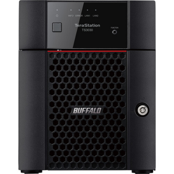 TeraStation 3430DN 4-Bay Secure SMB Desktop NAS 8TB (2x4TB) with Hard Drives Included