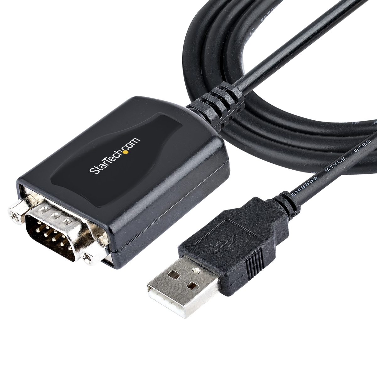 1P3FPC-USB-SERIAL TAA USB To Serial Cable, Black