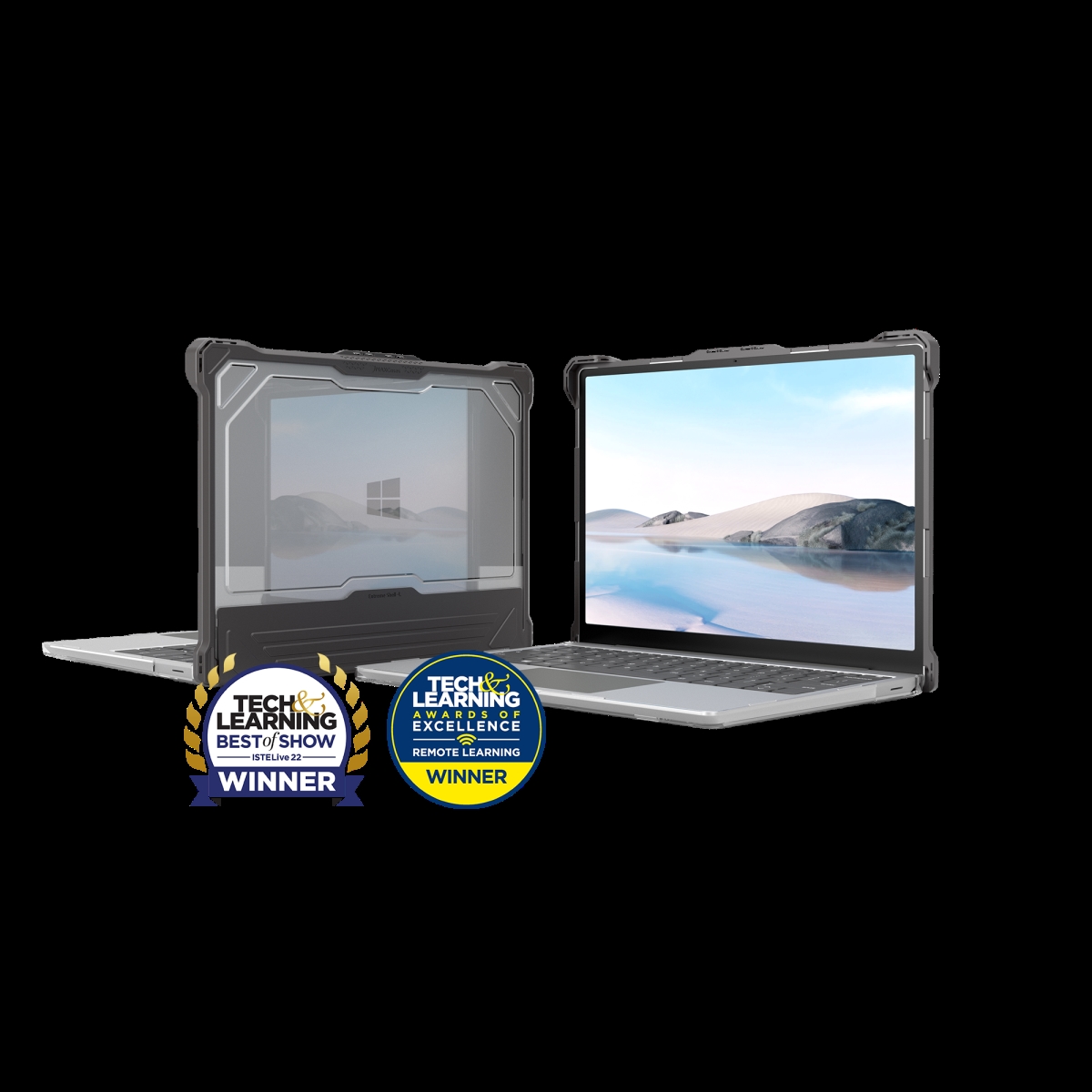 MS-ESL-SLG-12-BLK 12.4 in. Extreme Shell for Microsoft Surface Laptop Go Gen 1, 2 & 3 - Black