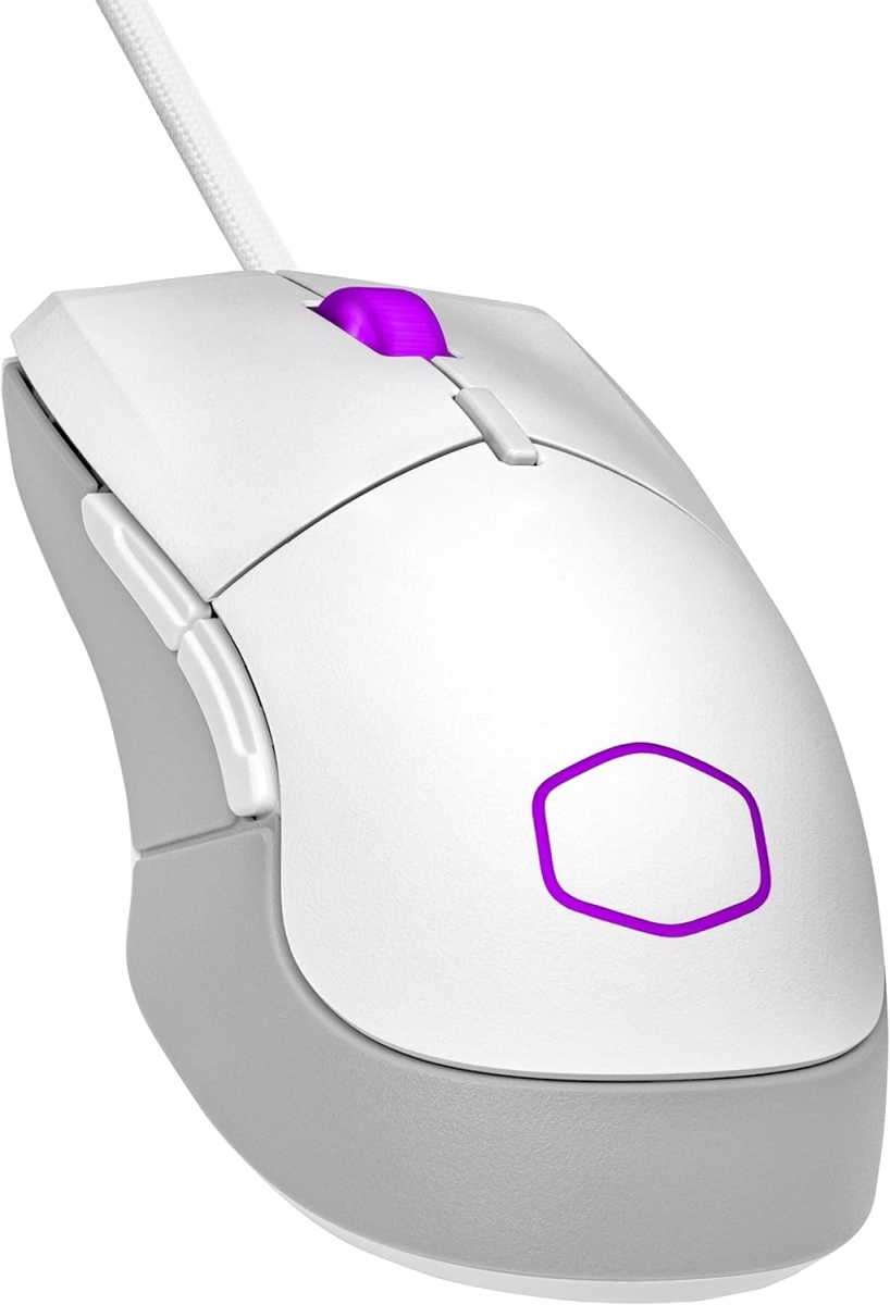 Picture of Coolermaster MM-310-WWOL1 MM310 White RGB Gaming Mouse