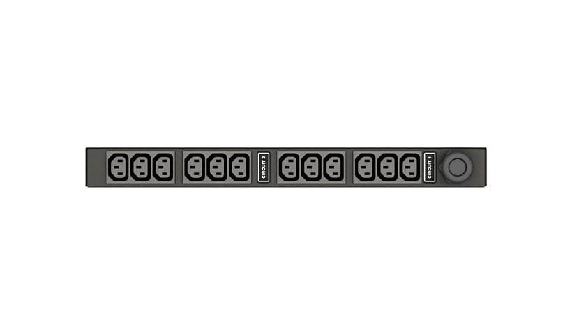 Picture of Vertiv VP9571A 30A & 208V 12 C13 PDU Basic & Horizontal Power Distribution Unit