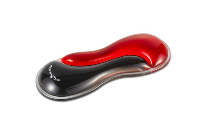 Kensington Slim Duo Gel Mouse/Trackball Wrist Rest - Red