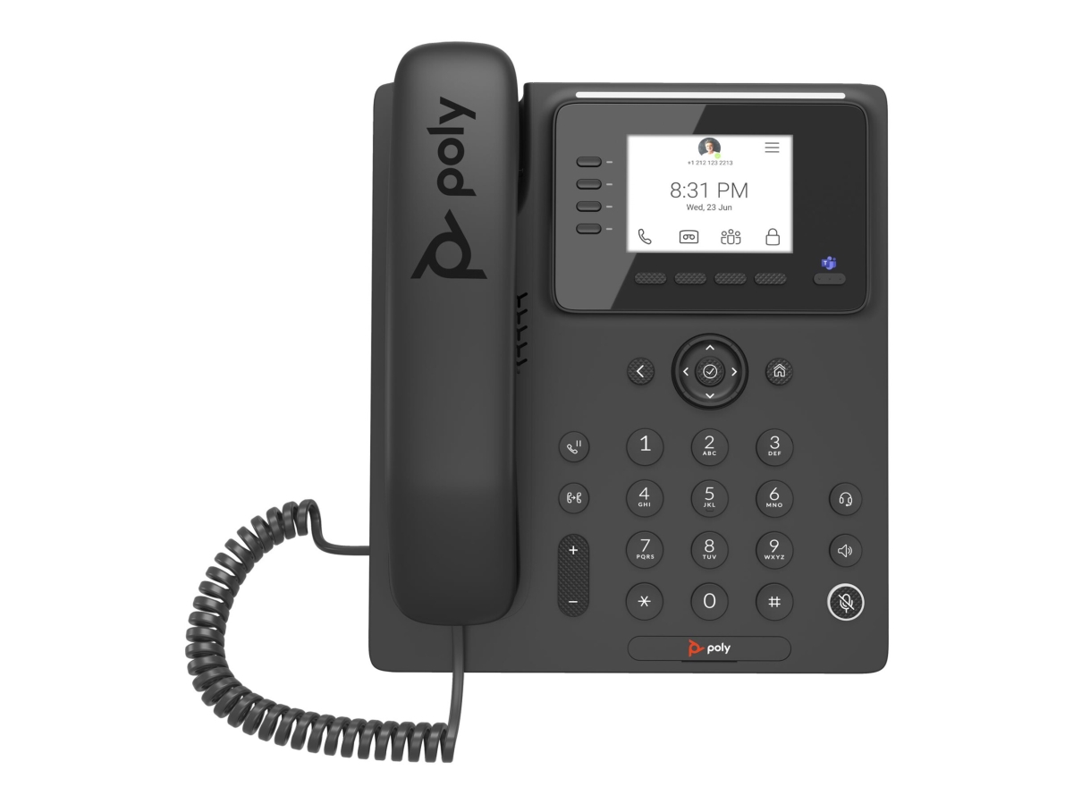 8F3G3AA-ABA CCX 350 Business Media Phone for Microsoft Teams & PoE