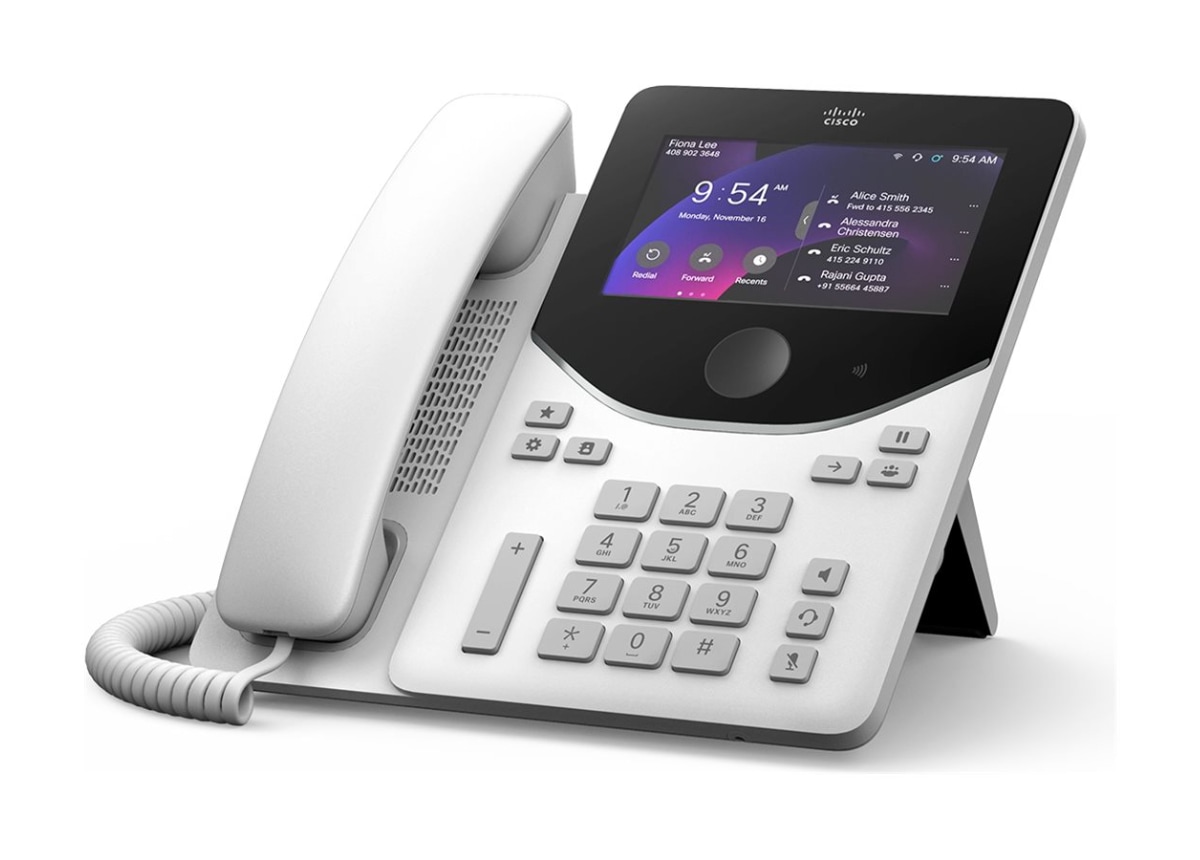 DP-9871-L-K9- Desk Phone First Light, White